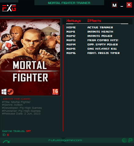 Mortal Fighter v02.06.2023 Trainer +6