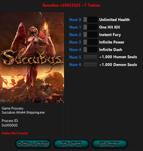 Succubus v29.03.2023 Trainer +7