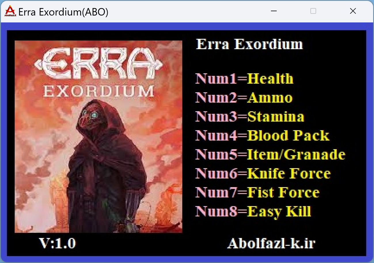 Erra Exordium Trainer +8