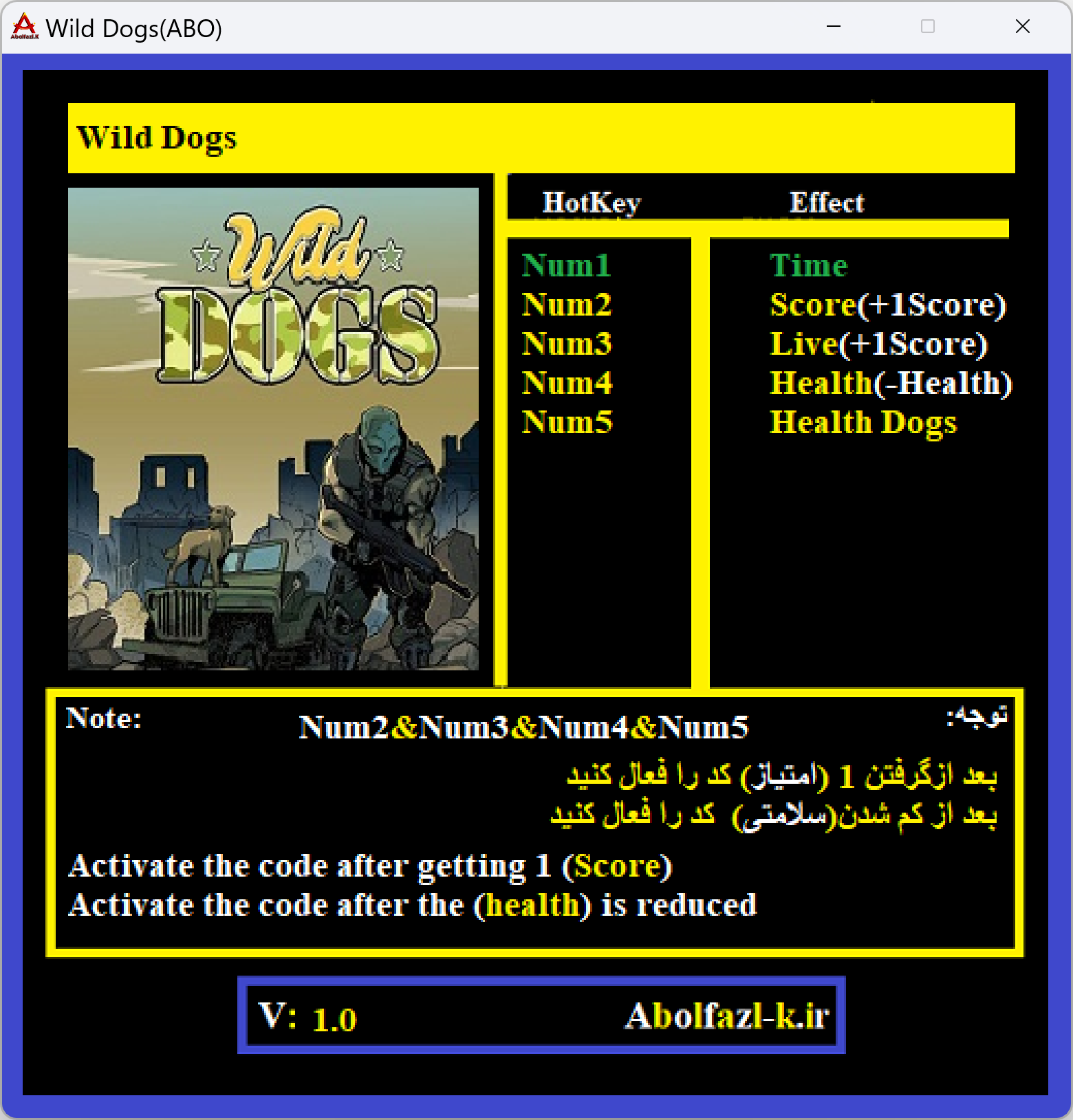 Wild Dogs Trainer +5