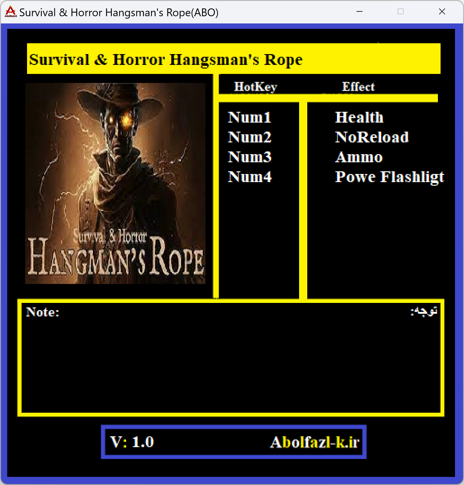 Survival & Horror Hangsman’s Rope Trainer +4