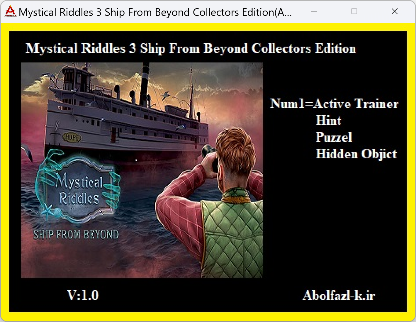 Mystical Riddles: Ship From Beyond Collector's Edition Trainer +3