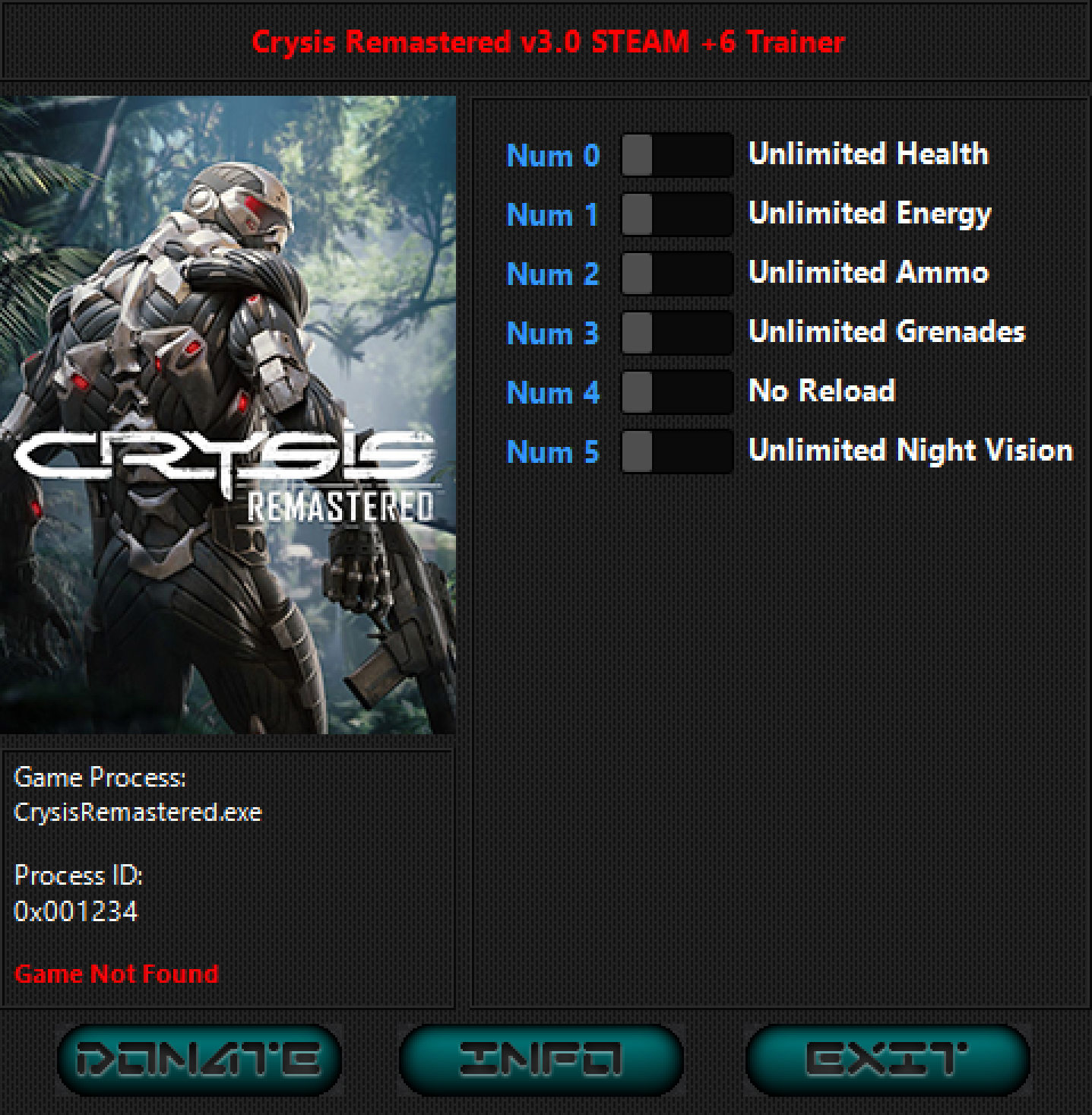 Crysis Remastered v3.0 Trainer +6