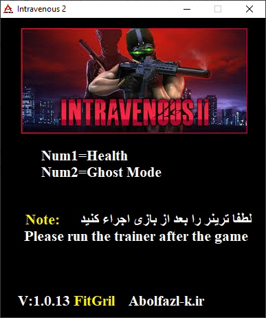 Intravenous 2 v1.0.13 Trainer +2