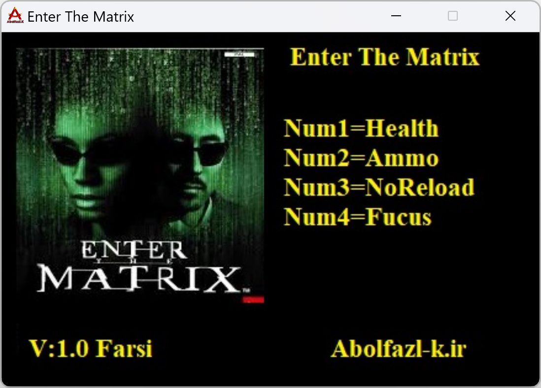 Enter The Matrix Trainer +4