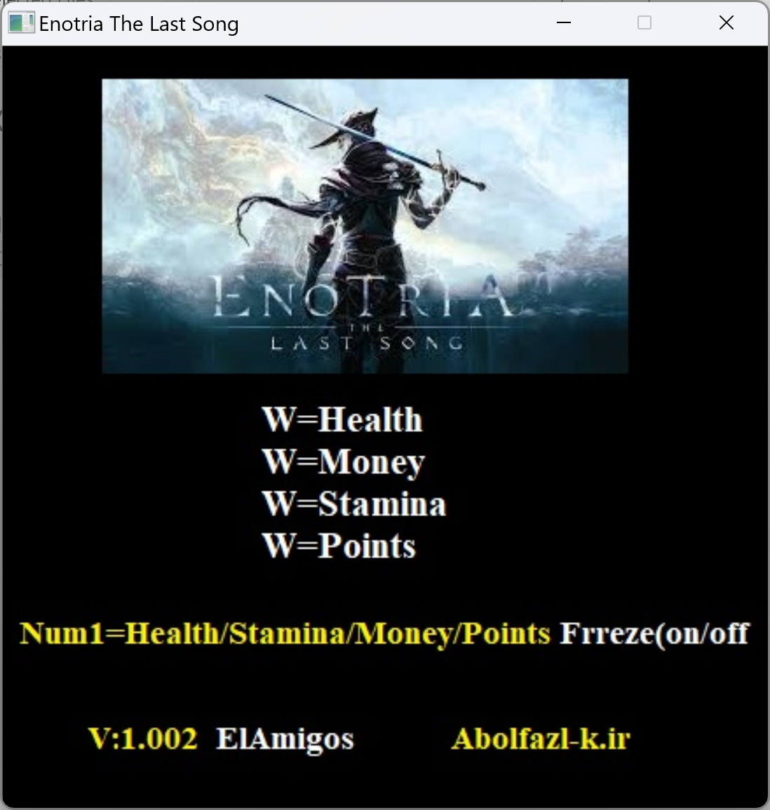 Enotria: The Last Song v1.002 Trainer +4