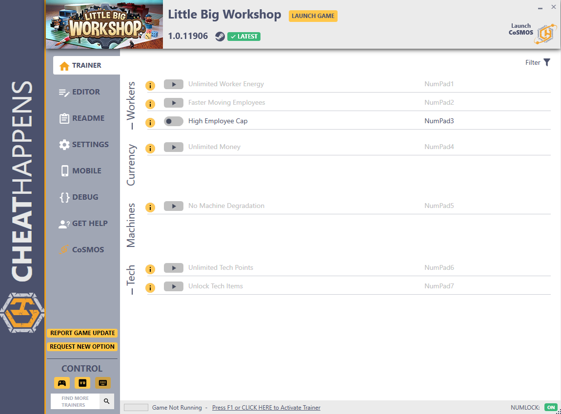 Little Big Workshop v1.0.11906 Trainer