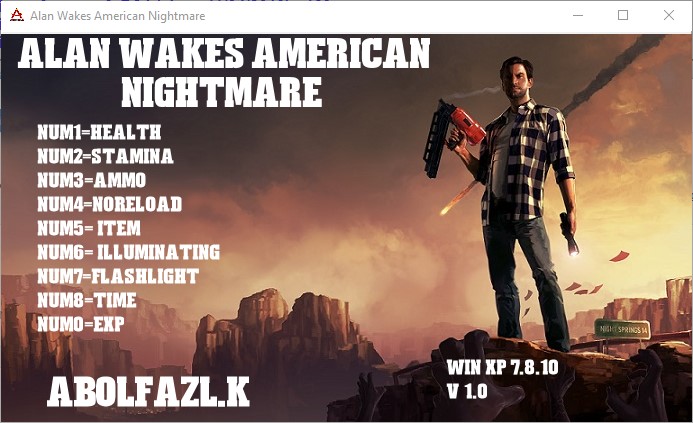 Alan Wake's American Nightmare Trainer +9