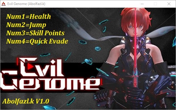 Evil Genome Trainer +4