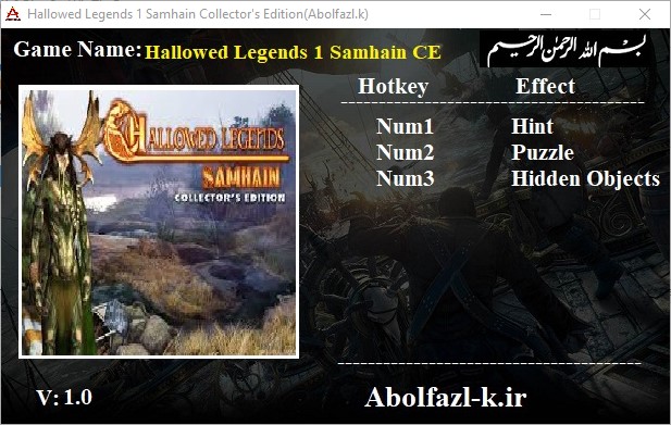 Hallowed Legends: Samhain Collector's Edition Trainer +3