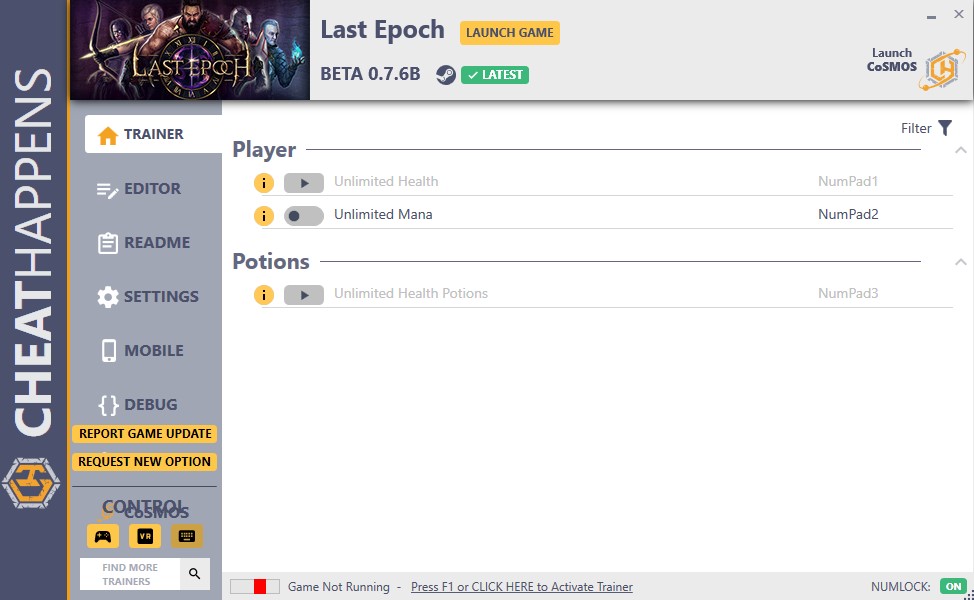 Last Epoch v0.7.6b Trainer