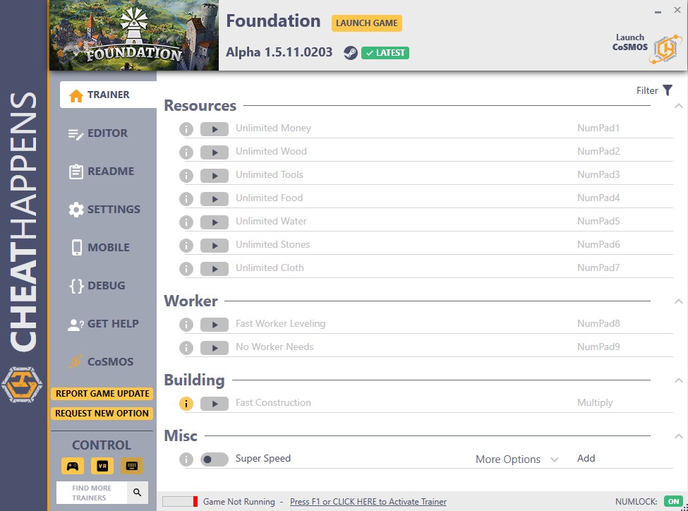 Foundation v1.5.11.0203 Trainer