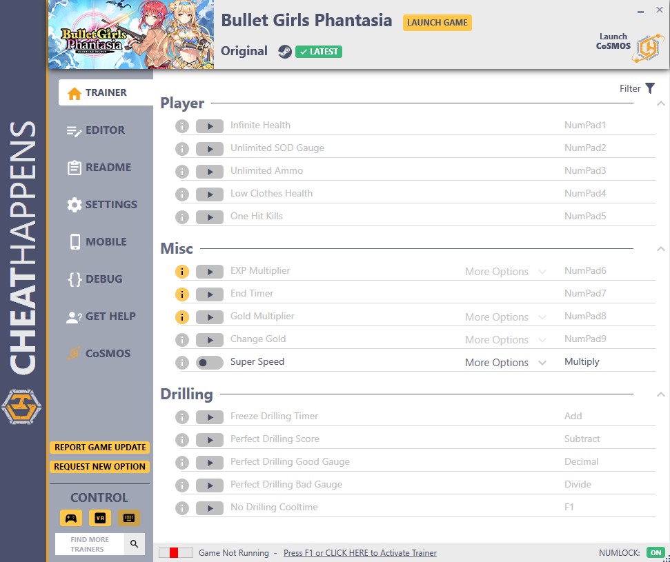 Bullet Girls Phantasia Trainer