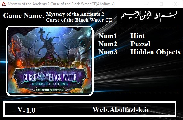 Mystery of the Ancients: Curse of the Black Water Collector's Edition Trainer +3