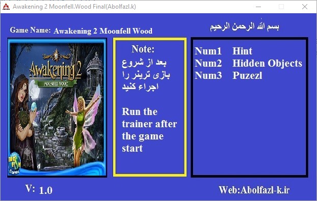 Awakening: Moonfell Wood Trainer +3