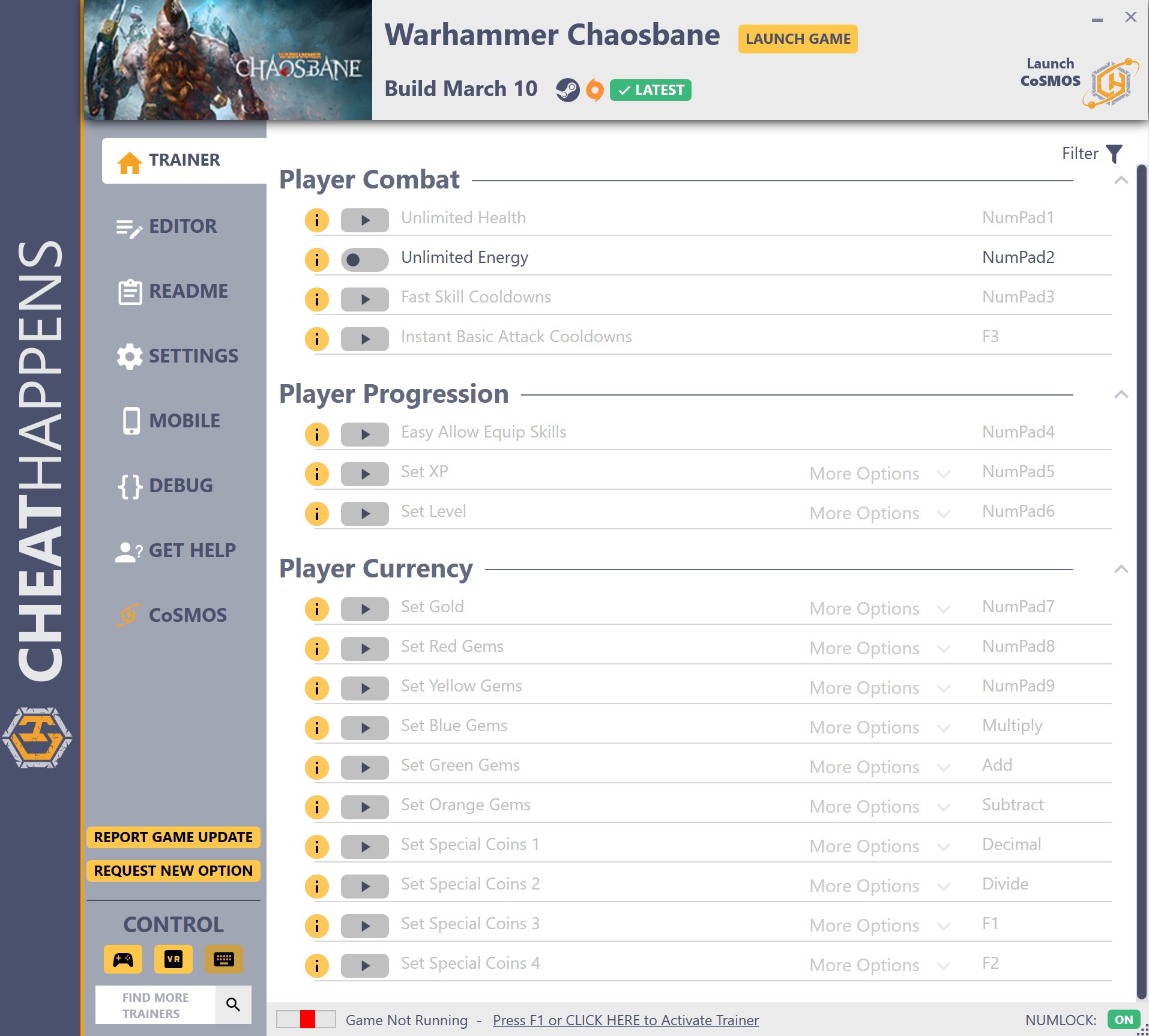 Warhammer Chaosbane v03.12.2020 Trainer