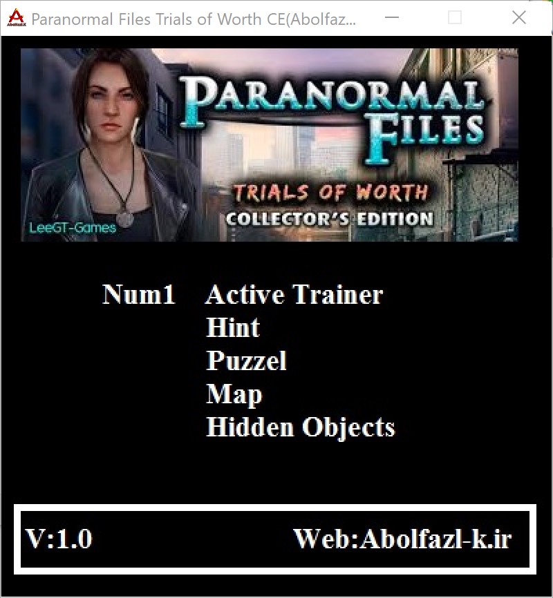 Paranormal Files: Trials of Worth Collector's Edition Trainer +4