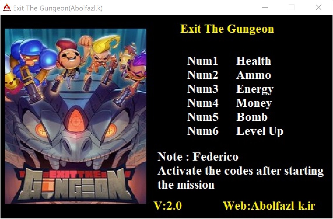 Exit The Gungeon V2 0 Trainer 6