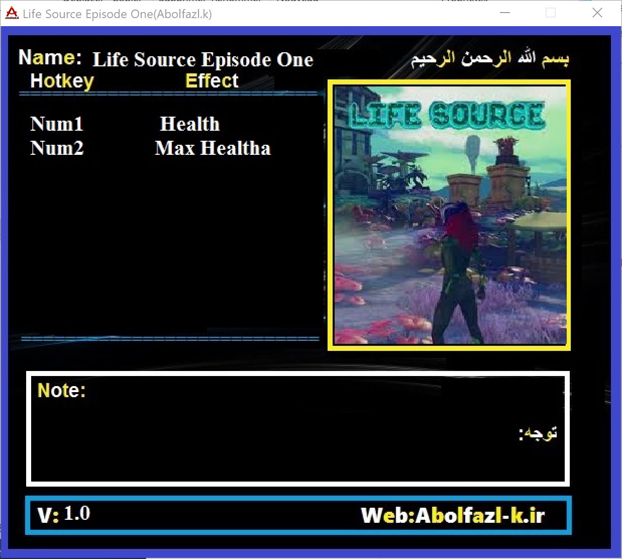 Life Source: Episode One Trainer +2