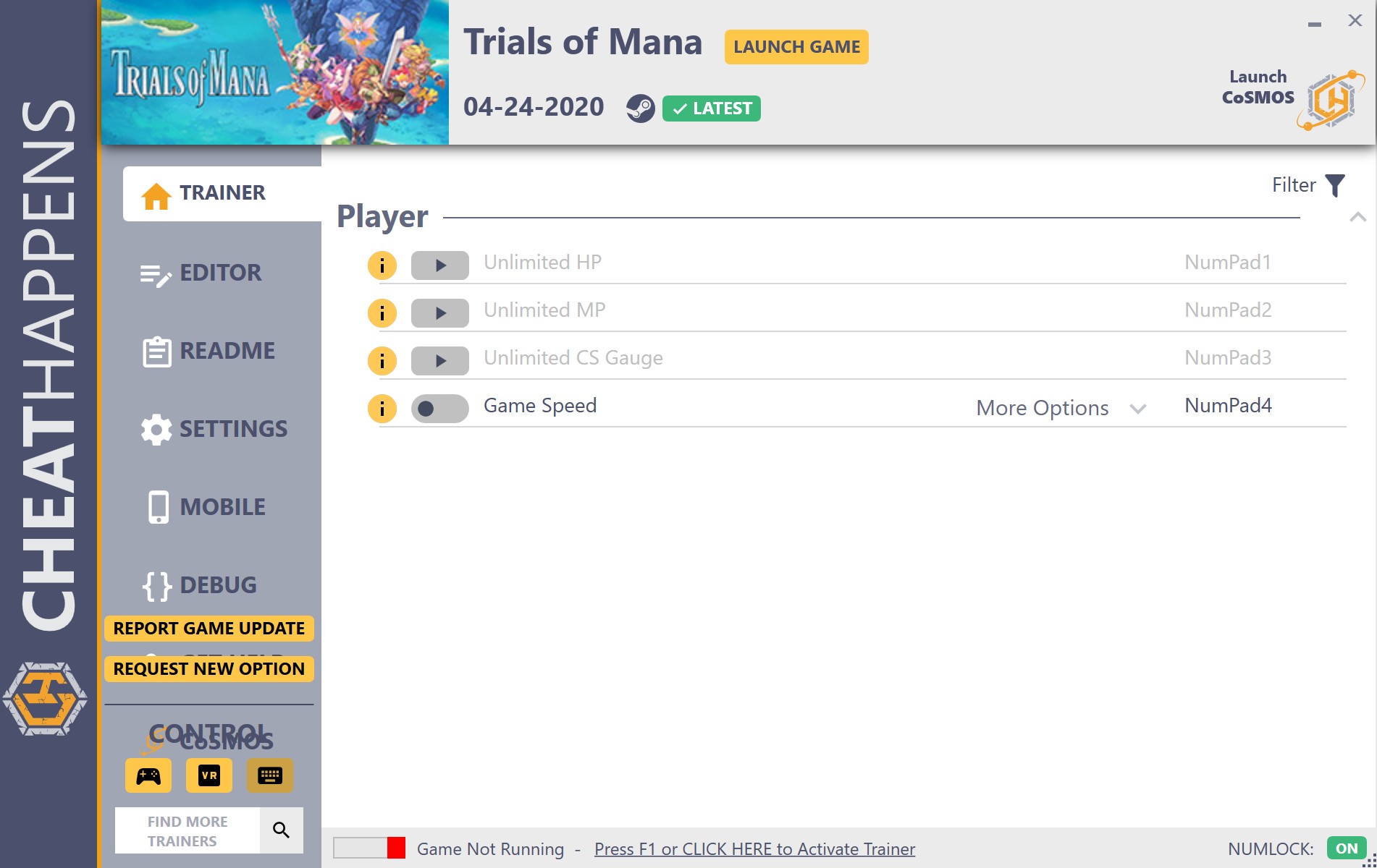 Trials of Mana Trainer