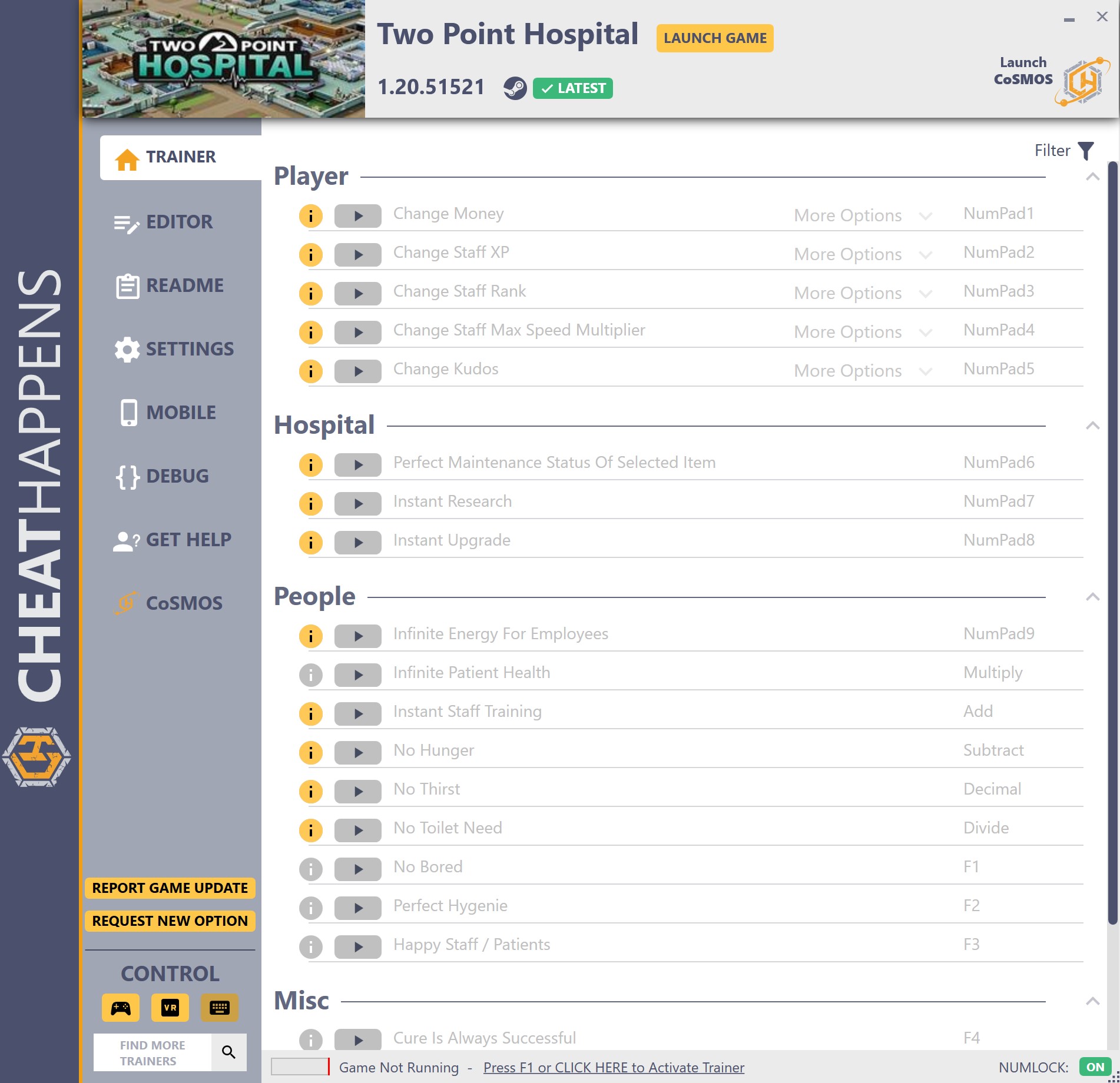 Two Point Hospital v1.20.51521 Trainer