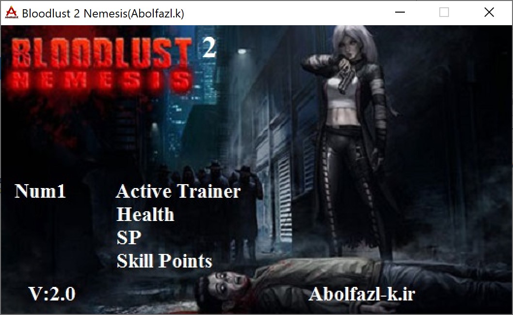 Bloodlust 2: Nemesis v2.0 Trainer +3