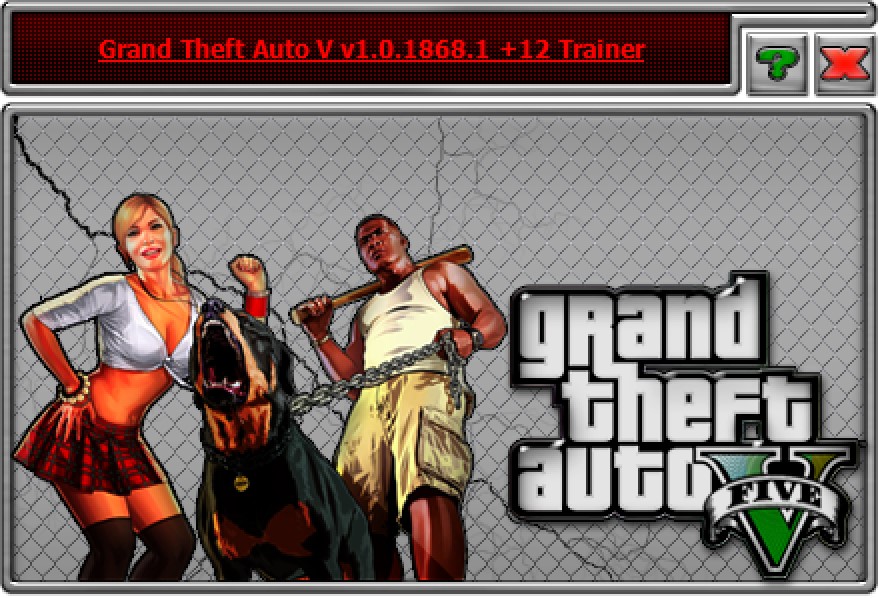 Grand Theft Auto V v1.0.1868.1 Trainer +12