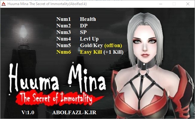 Huuma Mina: The Secret of Immortality Trainer +6