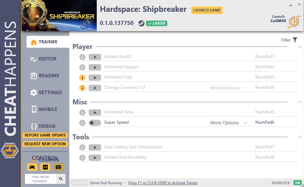 Hardspace: Shipbreaker Trainer