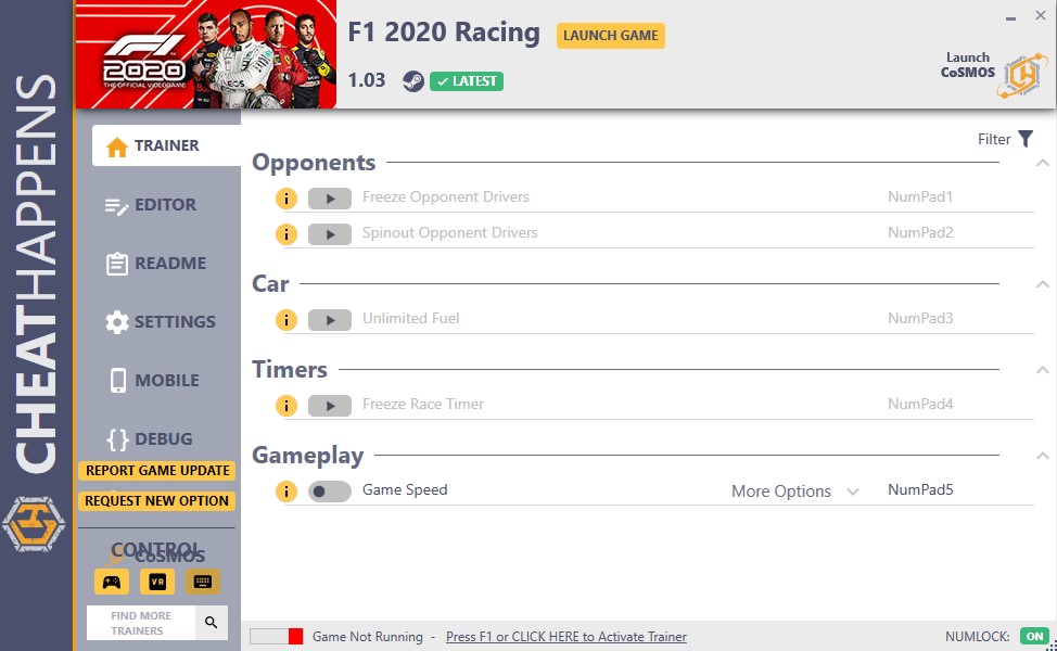 F1 2020 Trainer