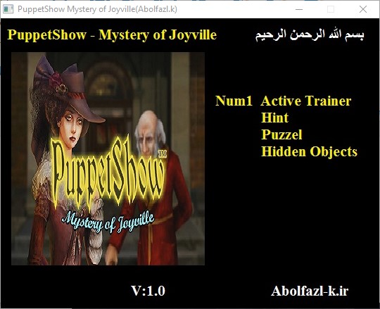 PuppetShow: Mystery of Joyville Trainer +3