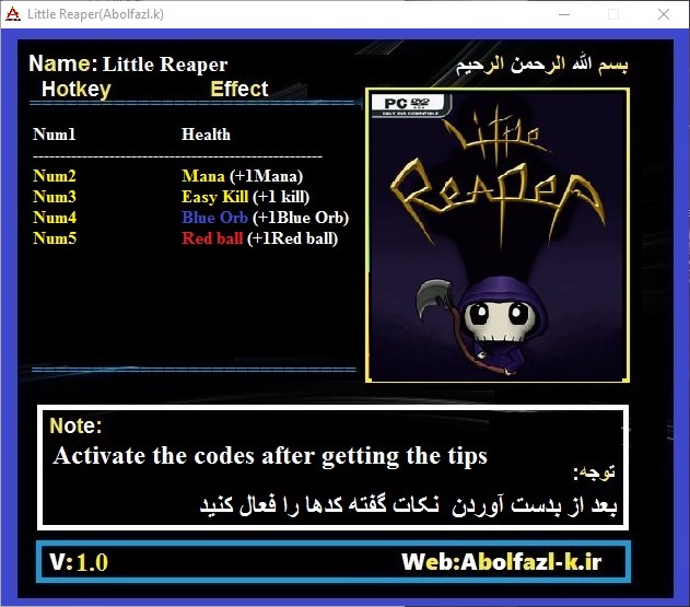 Little Reaper Trainer +5
