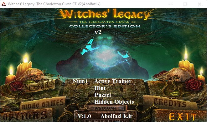 Witches' Legacy: The Charleston Curse Collector's Edition Trainer +3