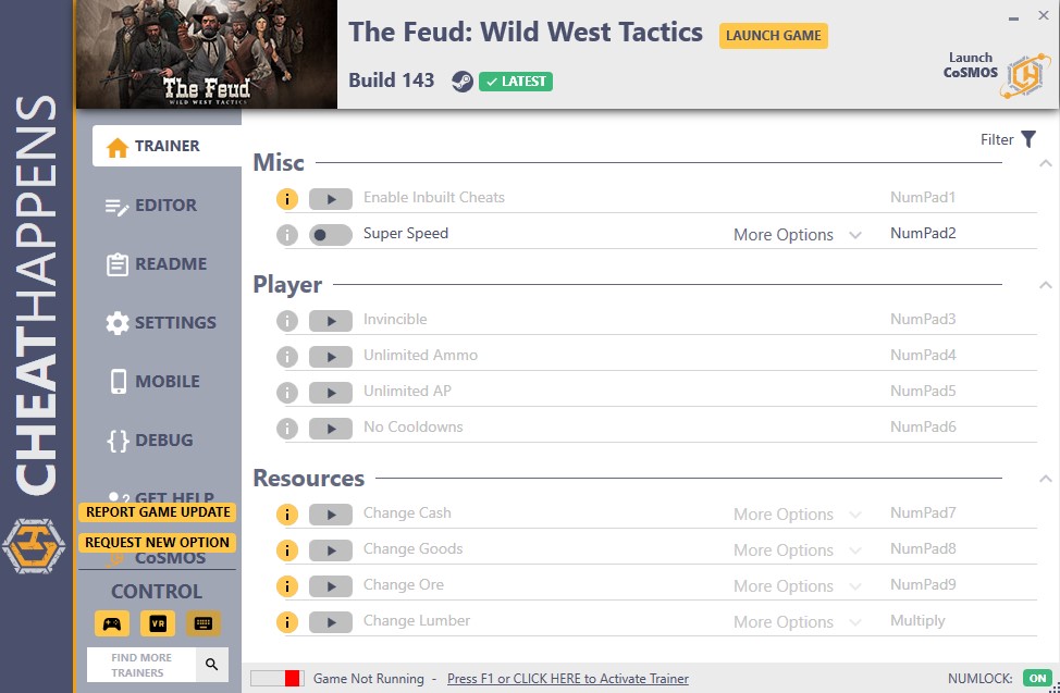 The Feud: Wild West Tactics Trainer