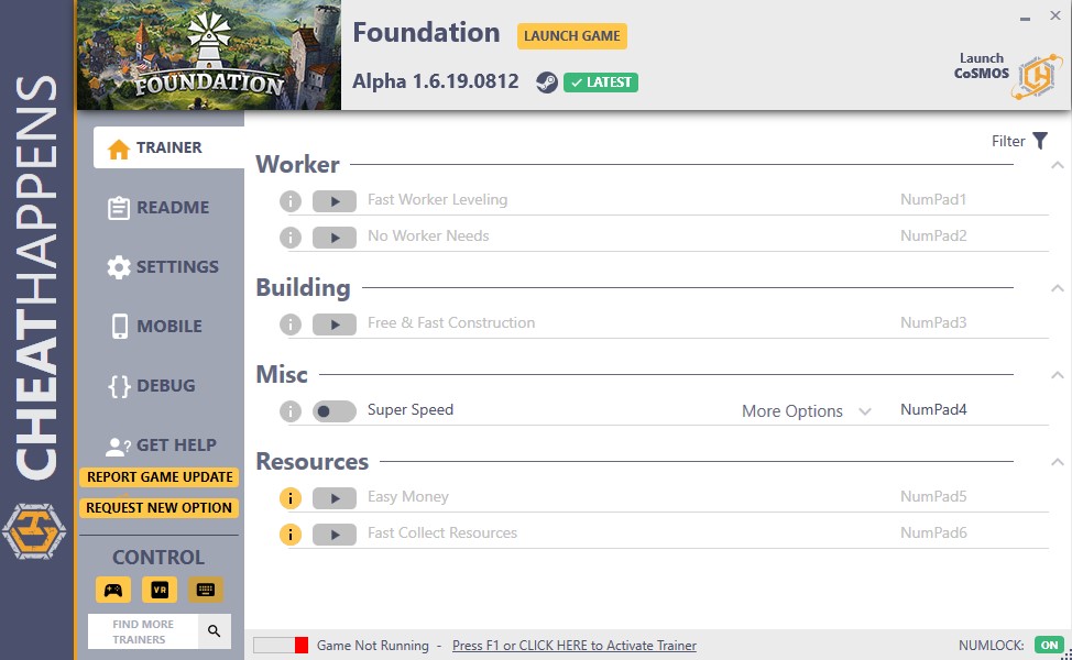 Foundation v1.6.19.0812 Trainer