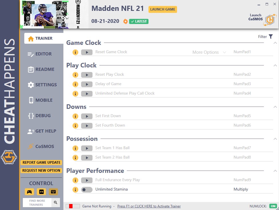 Madden NFL 21 Trainer