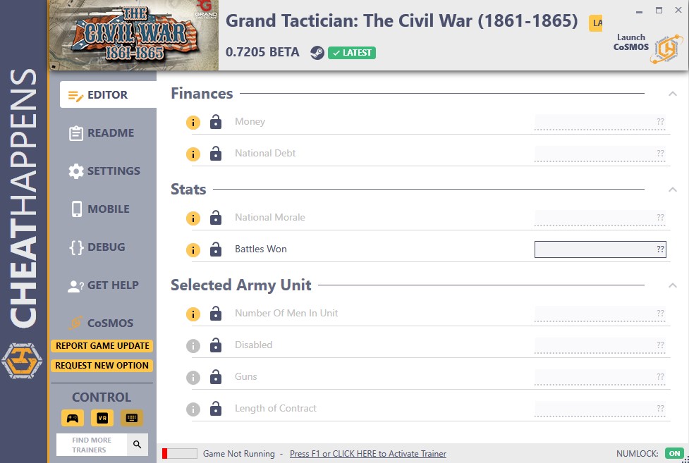 Grand Tactician: The Civil War (1861-1865) Trainer