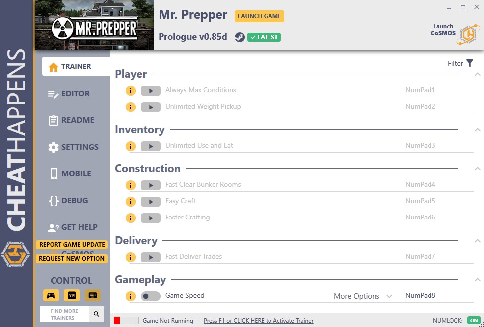 Mr. Prepper v0.85d Trainer