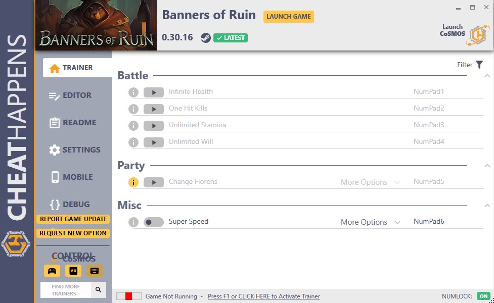 Banners of Ruin Trainer