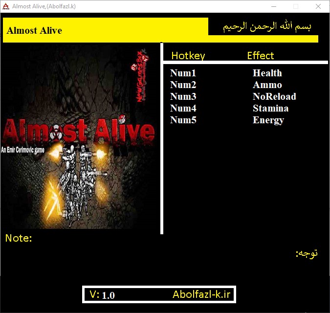 Almost Alive v1.a.a Trainer +5