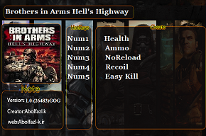 Brothers in Arms: Hell's Highway Trainer +5