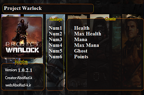 Project Warlock v1.0.2.1 Trainer +6