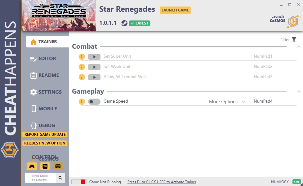 Star Renegades Trainer