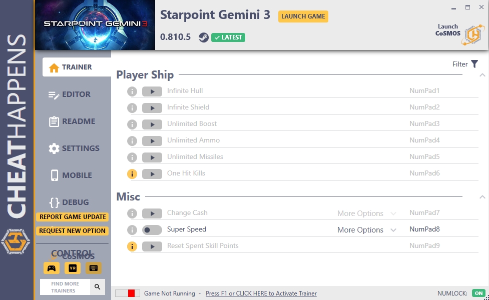 Starpoint Gemini 3 v0.810.5 Trainer