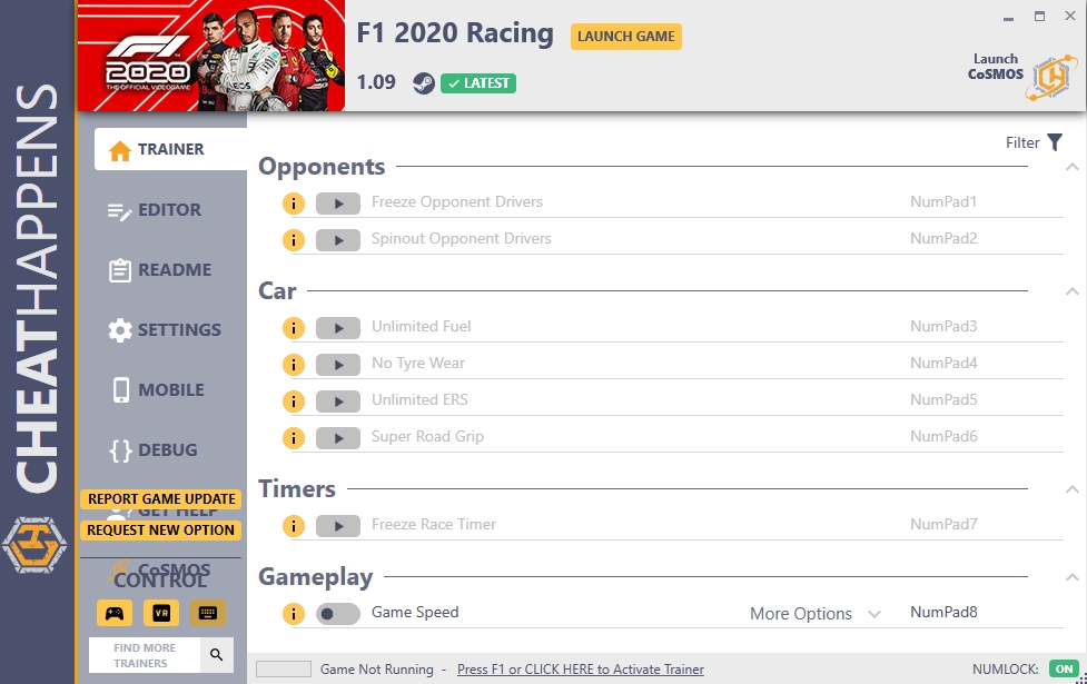 F1 2020 v1.09 Trainer