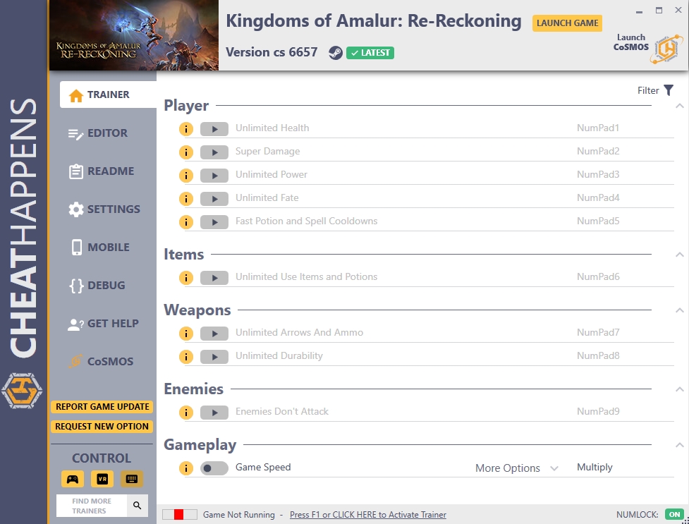 Kingdoms of Amalur: Re-Reckoning vcs 6657 Trainer