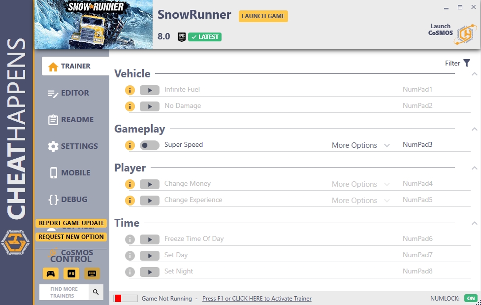 SnowRunner v8.0 Trainer