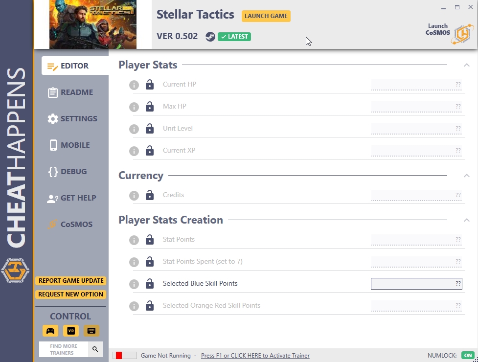 Stellar Tactics v0.502 Trainer