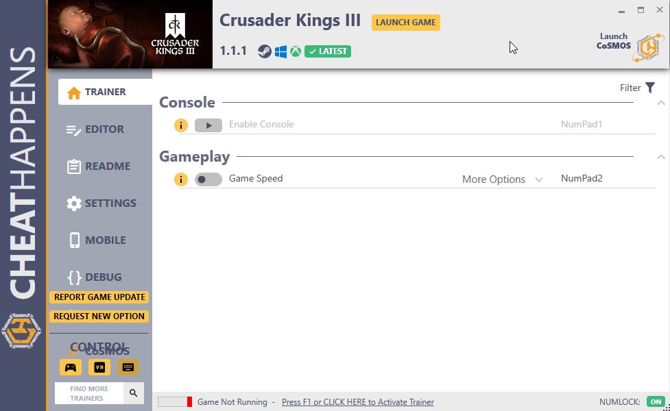 stronghold crusader cheats v1.1