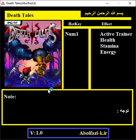 Death Tales Trainer +3